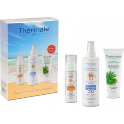 Thermale Med Sunscreen Family Lotion SPF50 250ml + Sunscreen Face Cream SPF50+ 75ml + Aloe Vera Cream 200ml