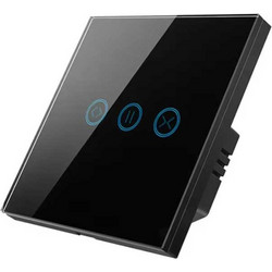 BMC Smart Wi-Fi Διακόπτης Αφής για ηλεκτρικές κουρτινες και γκαραζόπορτες Tuya - BMS03WE