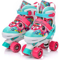 Meteor Meadow 3942 Quad Rollers Ενηλίκων Μπλε Ροζ 24661