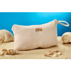 WhiteEgg Ζ/141-4 Γυναικείο Νεσεσέρ Παραλίας 35x5x20cm Μπεζ