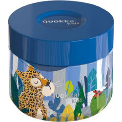 Quokka Jungle Ανοξείδωτο Παιδικό Δοχείο Φαγητού Ισοθερμικό Πολύχρωμο 360ml