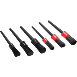 SIXTOL DETAILING BRUSH Set of precision brushes for cleaning the car 6pcs