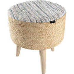Σκαμπό Στρογγυλό Stools Kilim (D40X40) Guy Laroche