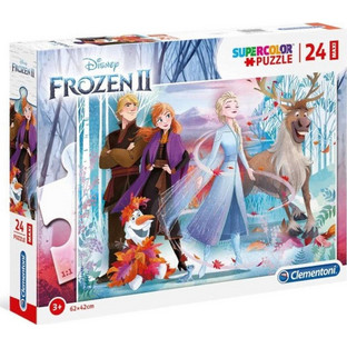 Παιδικό Puzzle Clementoni Super Color Frozen II Maxi 24 Κομμάτια