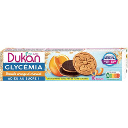 Dukan Glycemia Μπισκότα με Πορτοκάλι & Σοκολάτα με Γλυκαντικό Μαλτιτόλη 160g