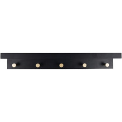 ΚΡΕΜΑΣΤΡΑ ESPIEL MDF ΤΟΙΧΟΥ ΜΑΥΡΗ (61CM)