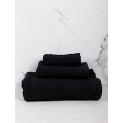 Πετσέτα Χεριών Χίμπουρι 15 Black Cotton Sunshine (30x50) 1Τεμ