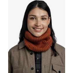 BUFF Κασκόλ Knitted Neckwarmer Comfort BROWN unisex