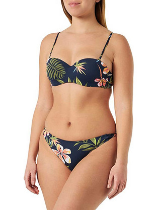 Roxy Into The Sun Bikini Set Τριγωνάκι Floral Navy Μπλε ERJX203511-BSP6