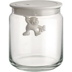 Alessi Gianni Δοχείο Αποθήκευσης Γυάλινο Λευκό 700 ml
