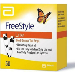 Abbott FreeStyle Lite Ταινίες Μέτρησης Σακχάρου 50τμχ