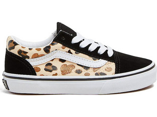 Vans Old Skool Παιδικά Sneakers Μαύρα Μπεζ VN000CYVYS81