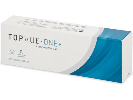 TopVue Ημερήσιοι Φακοί Επαφής Σιλικόνης Υδρογέλης με Φίλτρο UV 30τμχ