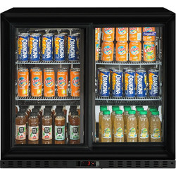 FRIGELUX AB205 ΨΥΓΕΙΟ ΣΥΝΤΗΡΗΣΗ BACK BAR ΧΡΩΜΑ ΜΑΥΡΟ ΣΥΡΟΜΕΝΕΣ ΠΟΡΤΕΣ 4 ΜΕΤΑΛΛΙΚΑ ΡΑΦΙΑ ΧΩΡΗΤΙΚΟΤΗΤΑ 184 ΛΤ