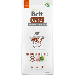 Brit Care Hypoallergenic Calorie Control Adult Weight Loss with Rabbit 12kg