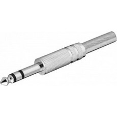 Φίς 6.3mm Stereo Μεταλλικό Αρσ. - 6814