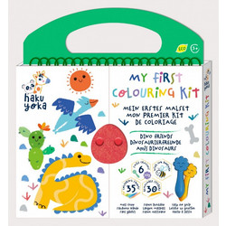 AVENIR My First Colouring Kit Dino Friends, Βιβλίο Ζωγραφικής με Κηρομπογιές