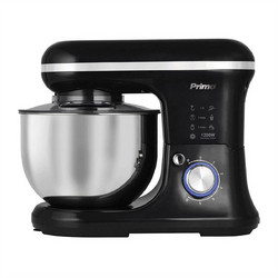 Primo PRMB-40257 Black/Chrome Κουζινομηχανή 1200W με Ανοξείδωτο Κάδο 5lt
