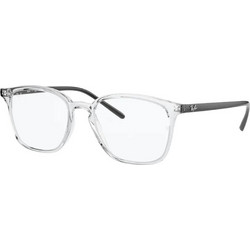 Ray-Ban RB7185 5943 Ανδρικός Σκελετός Γυαλιών Οράσεως Κοκάλινος Διαφανές Μαύρος