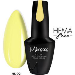 Mixcoco HS-002 Ημιμόνιμο Βερνίκι Νυχιών 15ml