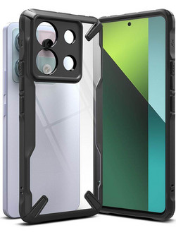 Θήκη RINGKE FUSION X για XIAOMI REDMI NOTE 13 PRO 5G / POCO X6 5G - ΜΑΥΡΟ
