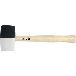 Yato YT-4602 Ματσόλα Λαστιχένια με Ξύλινη Λαβή 370gr