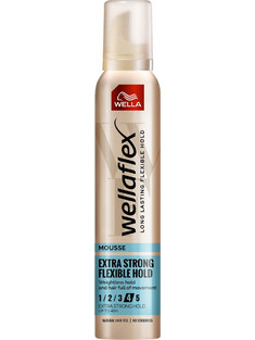 Wella Wellaflex Flexible Extra Strong Αφρός Μαλλιών για Πολύ Δυνατό Κράτημα 200ml
