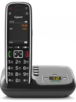 Gigaset E720A Ασύρματο Τηλέφωνο Bluetooth με Ανοιχτή Ακρόαση Μαύρο