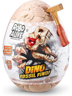 Zuru Robo Alive Dino Fossil Find Surprise Egg Series 1 Φιγούρα Δεινόσαυρος για 5+ Ετών
