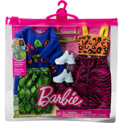 Mattel Barbie Μόδες Σετ των 2 Vibrant Prints