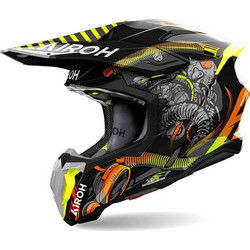 Airoh Twist 3 Toxic Κράνος Μηχανής Motocross