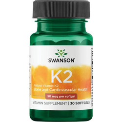 Swanson K-2 50mcg 30 Μαλακές Κάψουλες