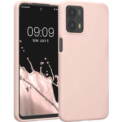 KWmobile Soft Flexible Rubber Cover - Θήκη Σιλικόνης Motorola Moto G13 / G23 - Dusty Pink (60842.10)