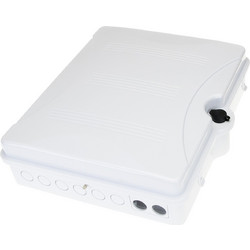 Masterlan FTTH terminal fiber optic box for 96x SC, including splice tray, grey - (FTTHBOX96)