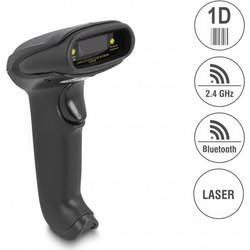 Delock BarcodeScanner tragbar 100 ScansSek decodiert Bluetooth USB RF(24 GHz) (90564)
