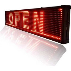 Πινακίδα LED WIFI - 103x23cm - RED - 951307