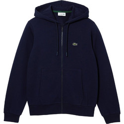 Lacoste Ανδρική Ζακέτα Φούτερ με Κουκούλα και Φερμουάρ Μπλε 3SH9626-166