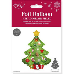 EUROWRAP XMAS ΜΠΑΛΟΝΙ FOIL ΣΧΗΜΑ ΕΛΑΤΟ 75εκ