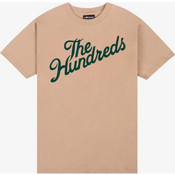 THE HUNDREDS Men Slant Logo T-Shirt - SAND - F23S101002-SAND