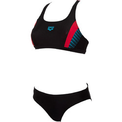 Arena Threefold Αθλητικό Γυναικείο Μαγιό Bikini Set Μαύρο 004062-548
