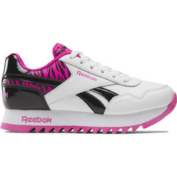 Reebok Royal CL Jog Platform Παιδικά Sneakers Μαύρα Λευκά Φούξια IE4177