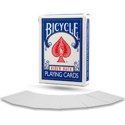 Bicycle Double Blank (Blue)