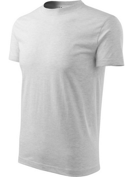 Adler Heavy U Ανδρικό Διαφημιστικό T-shirt Κοντομάνικο σε Γκρι Χρώμα MLI-11003