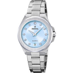 Festina Γυναικείο Ρολόι με Ασημί Μεταλλικό Μπρασελέ F20700/3