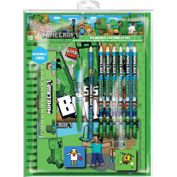 Minecraft 12-Piece Stationery Set A4 Bumper
