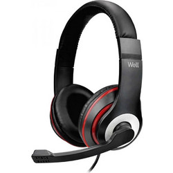 Well S02BK Gaming Headset On Ear Black