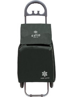 Estia 04-9397 Γκρι Ecomax Υφασμάτινο Καρότσι Λαϊκής Πτυσσόμενο 35x31x96cm*