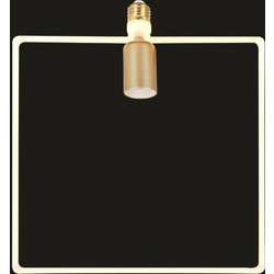 ΛΑΜΠΑ LED SOFT FILAMENT ΤΕΤΡΑΓΩΝΟ 12W E27 2700K 220-240V DIMMABLE FROST