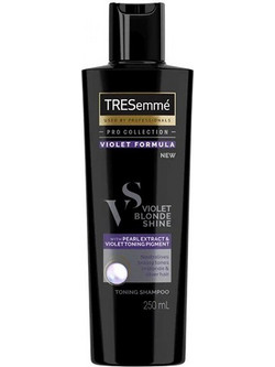 TRESemme Violet Blonde Shine Toning Σαμπουάν Κερατίνης για Προστασία Χρώματος για Βαμμένα Μαλλιά 250ml