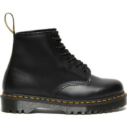 Dr. Martens Γυναικεία Αρβυλάκια Δερμάτινα Μαύρα με Χοντρό Χαμηλό Τακούνι 26203001